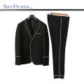 2 piece suits set men black